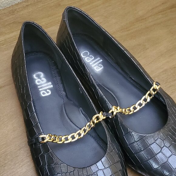 Calla | Flats | Black | Size EU40 (US9.5) - Picture 6 of 8